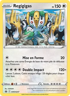 Carte Pokémon Regigigas SWSH247 — Promo SWSH