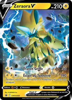 Carte Pokémon Zeraora V SWSH263 — Promo SWSH