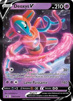 Carte Pokémon Deoxys V SWSH266 — Promo SWSH