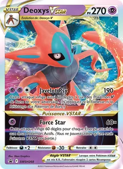 Carte Pokémon Deoxys VSTAR SWSH268 — Promo SWSH