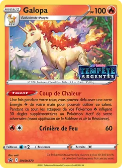 Carte Pokémon Galopa SWSH270 — Promo SWSH