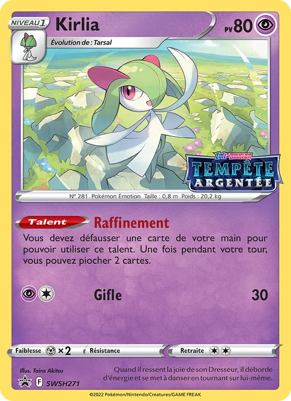 Carte Pokémon Kirlia SWSH271/307 de l'extension Promo SWSH