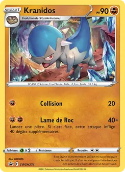 Carte Pokémon Kranidos SWSH274 — Promo SWSH