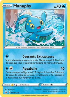 Carte Pokémon Manaphy SWSH275 — Promo SWSH
