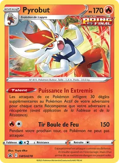 Carte Pokémon Pyrobut SWSH278 — Promo SWSH