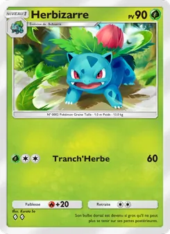 Carte Pokémon Herbizarre 002 — Puissance Génétique