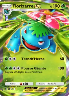 Carte Pokémon Florizarre-ex 004 — Puissance Génétique