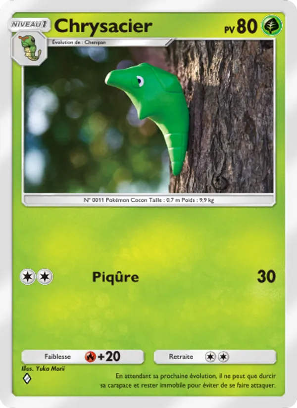 Carte Pokémon Chrysacier 006/226 de l'extension Puissance Génétique