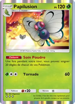 Carte Pokémon Papilusion 007 — Puissance Génétique