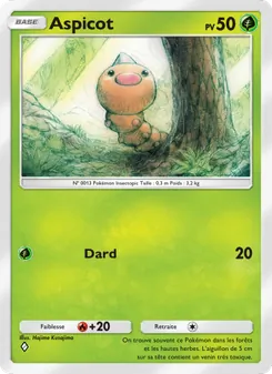 Carte Pokémon Aspicot 008 — Puissance Génétique