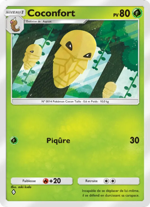 Carte Pokémon Coconfort 009/226 de l'extension Puissance Génétique