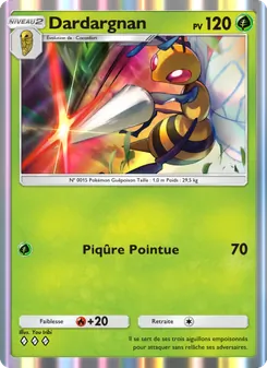 Carte Pokémon Dardargnan 010 — Puissance Génétique