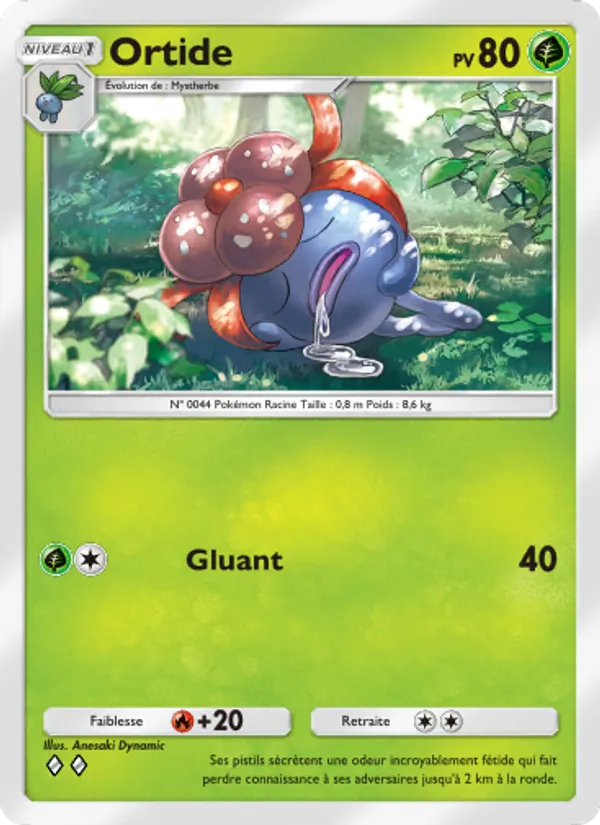 Carte Pokémon Ortide 012/226 de l'extension Puissance Génétique
