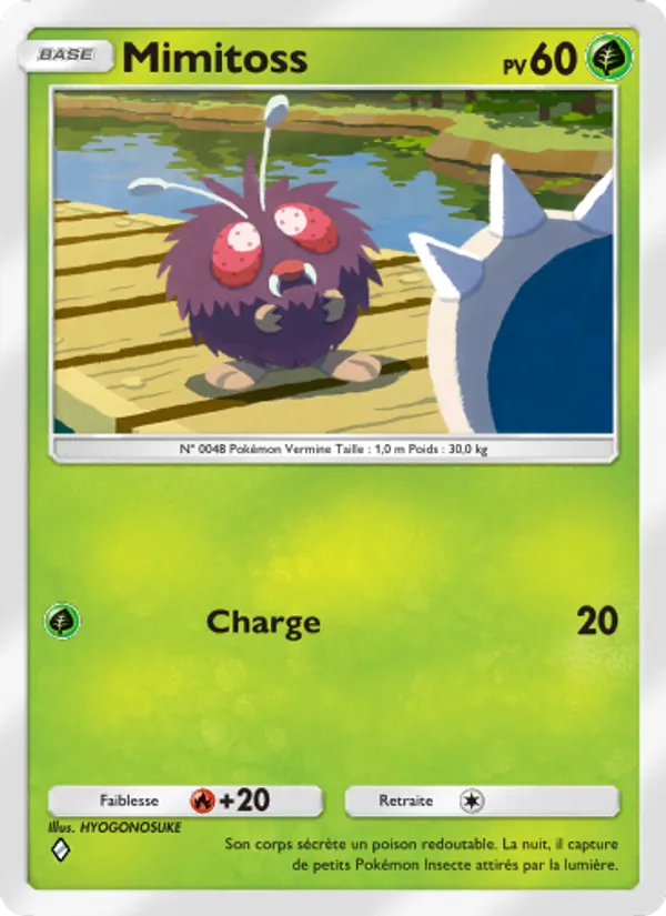 Carte Pokémon Mimitoss 016/226 de l'extension Puissance Génétique