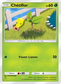 Carte Pokémon Chétiflor 018 — Puissance Génétique