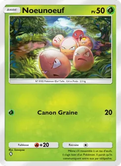 Carte Pokémon Noeunoeuf 021 — Puissance Génétique