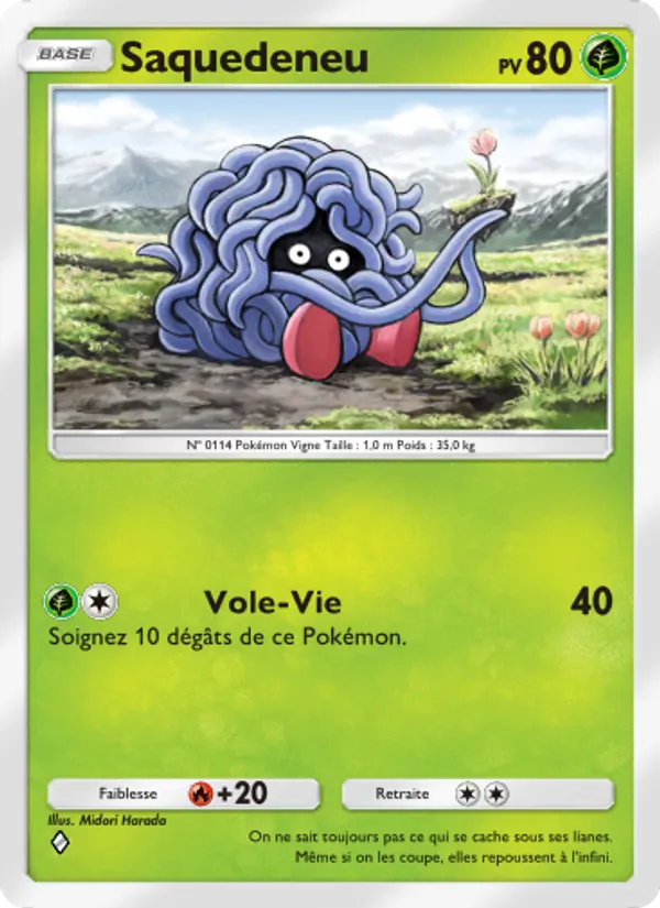 Carte Pokémon Saquedeneu 024/226 de l'extension Puissance Génétique