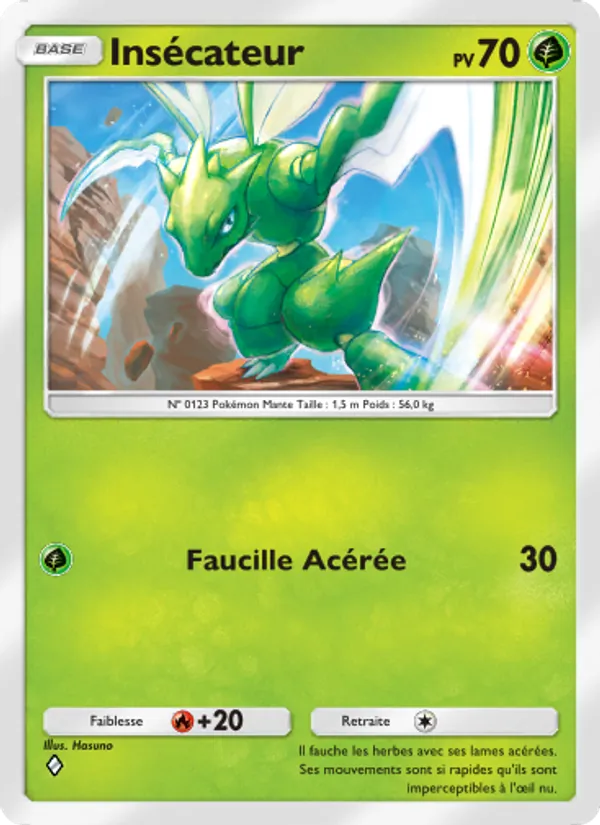 Carte Pokémon Insécateur 025/226 de l'extension Puissance Génétique
