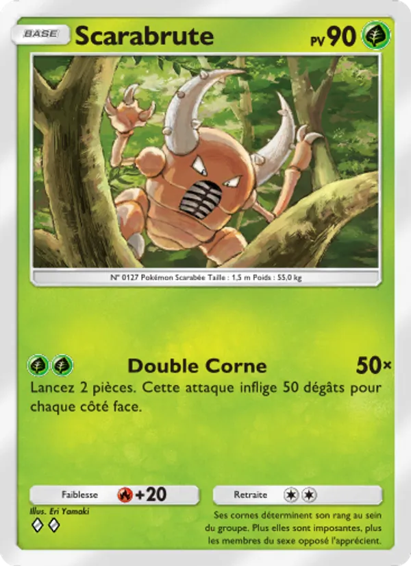 Carte Pokémon Scarabrute 026/226 de l'extension Puissance Génétique