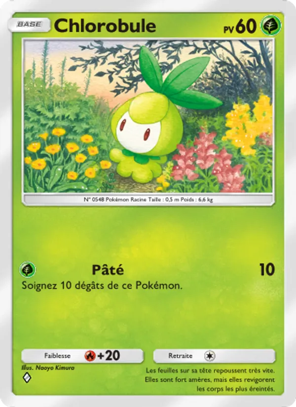 Carte Pokémon Chlorobule 029/226 de l'extension Puissance Génétique