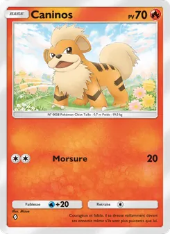 Carte Pokémon Caninos 039 — Puissance Génétique