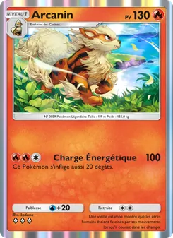 Carte Pokémon Arcanin 040 — Puissance Génétique