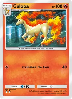 Carte Pokémon Galopa 043 — Puissance Génétique