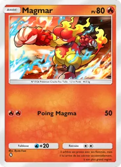 Carte Pokémon Magmar 044 — Puissance Génétique