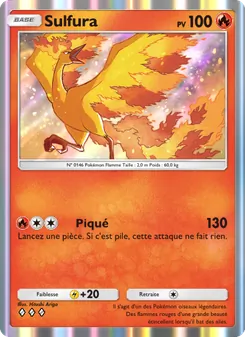 Carte Pokémon Sulfura 046 — Puissance Génétique
