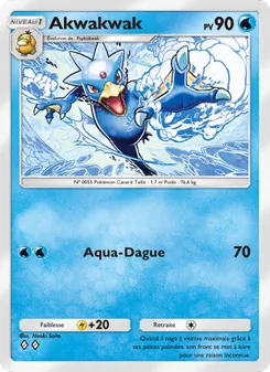 Carte Pokémon Akwakwak 058 — Puissance Génétique