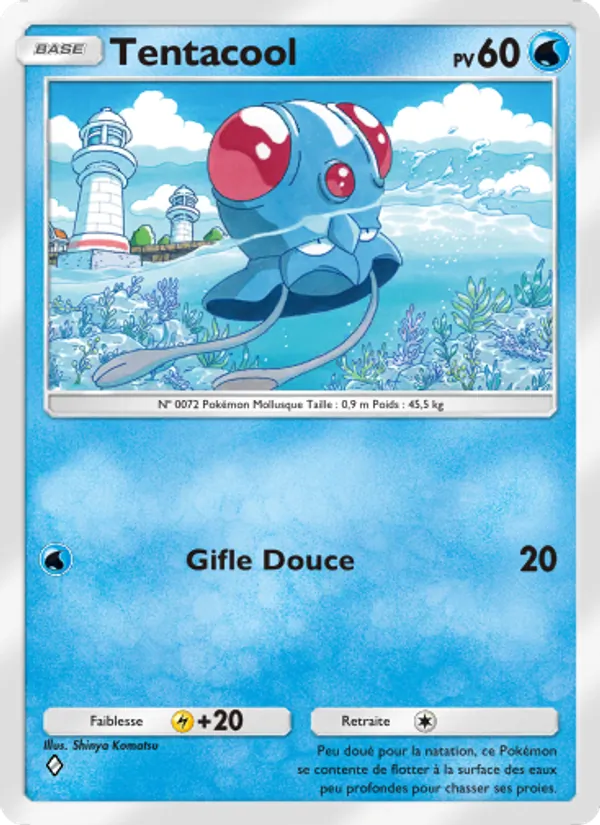 Carte Pokémon Tentacool 062/226 de l'extension Puissance Génétique