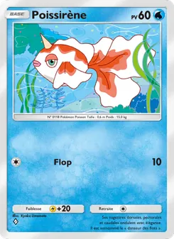 Carte Pokémon Poissirène 072 — Puissance Génétique