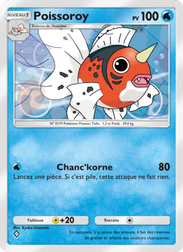 Carte Pokémon Poissoroy 073/226 de l'extension Puissance Génétique