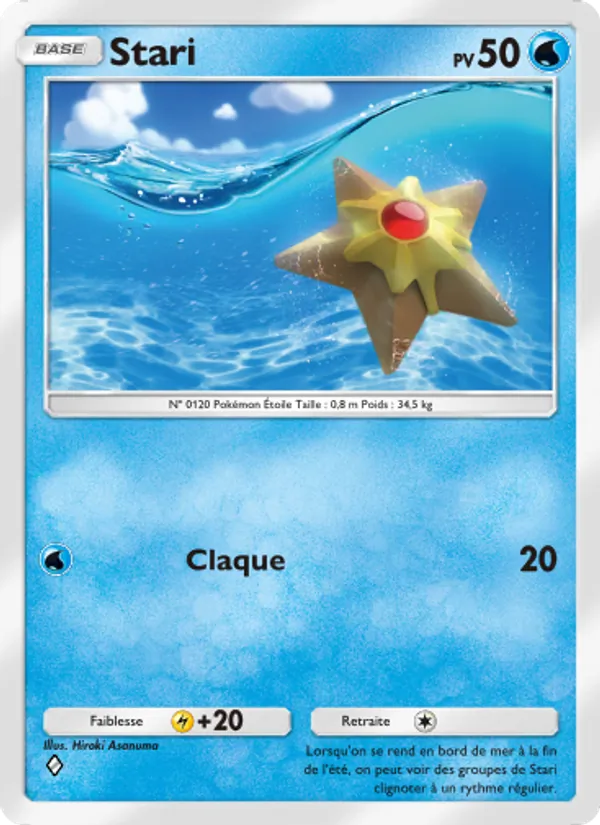 Carte Pokémon Stari 074/226 de l'extension Puissance Génétique