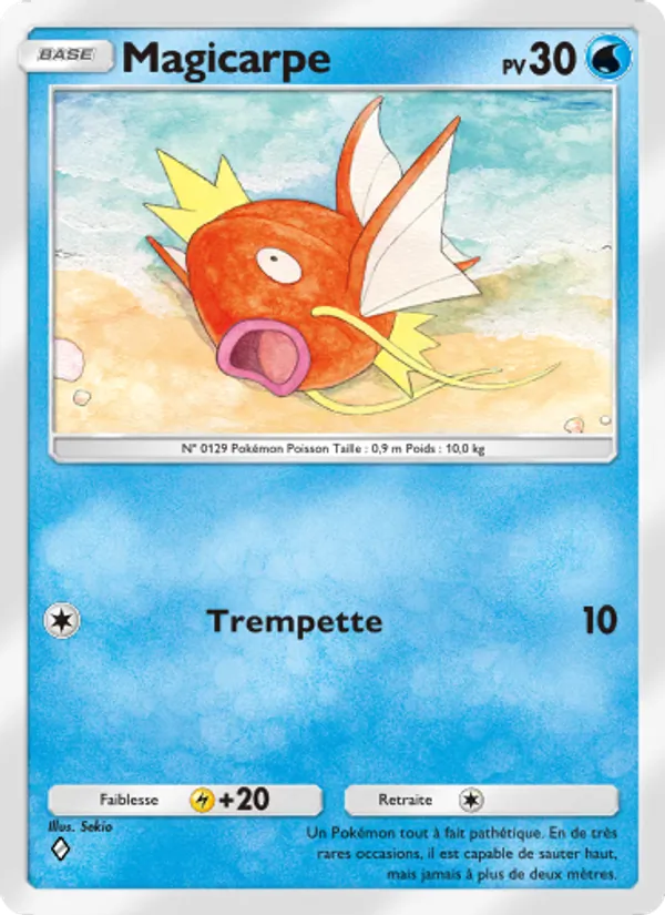 Carte Pokémon Magicarpe 077/226 de l'extension Puissance Génétique