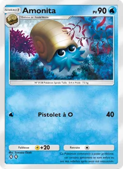 Carte Pokémon Amonita 081 — Puissance Génétique
