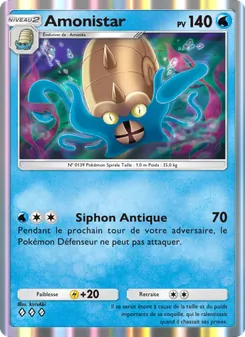 Carte Pokémon Amonistar 082 — Puissance Génétique