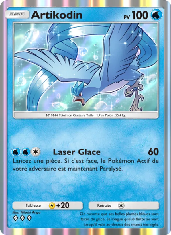 Carte Pokémon Artikodin 083/226 de l'extension Puissance Génétique