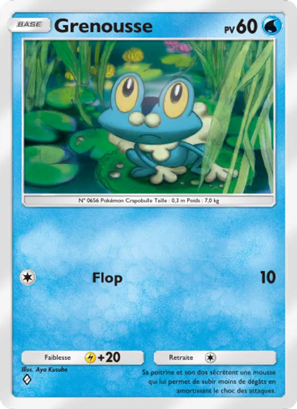 Carte Pokémon Grenousse 087/226 de l'extension Puissance Génétique