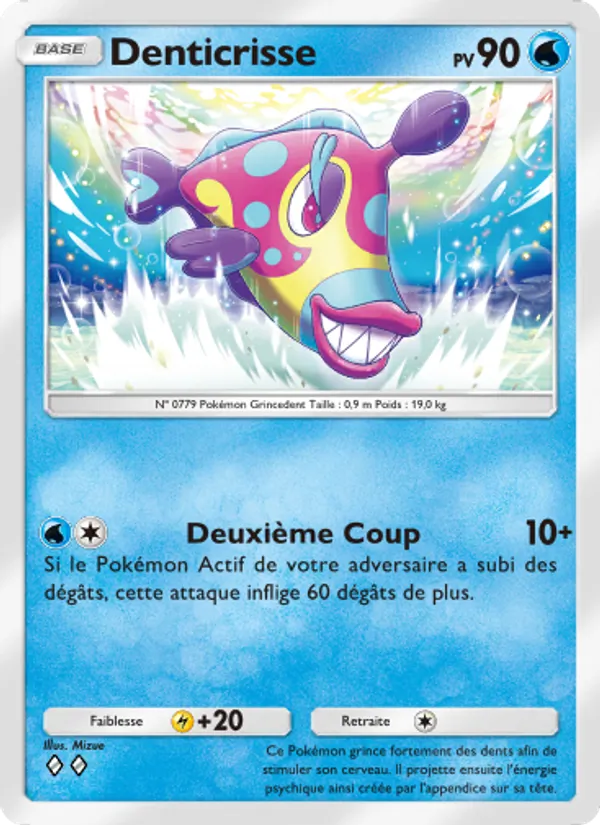 Carte Pokémon Denticrisse 091/226 de l'extension Puissance Génétique