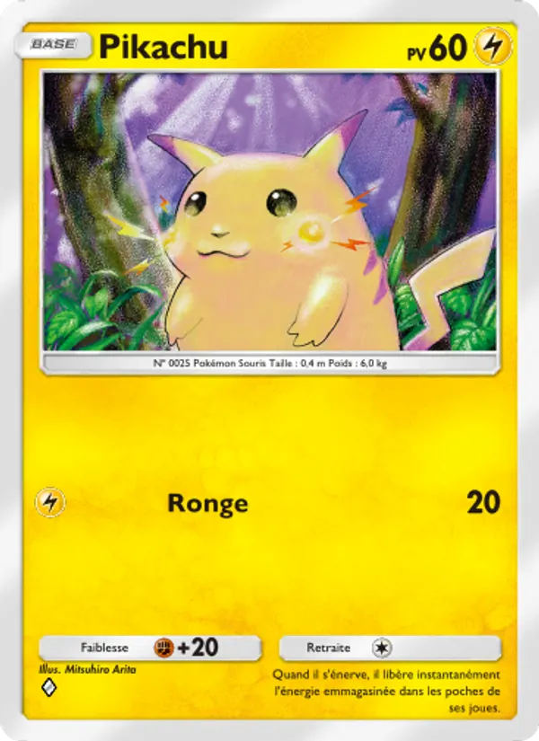 Carte Pokémon Pikachu 094/226 de l'extension Puissance Génétique