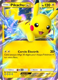 Carte Pokémon Pikachu-ex 096 — Puissance Génétique