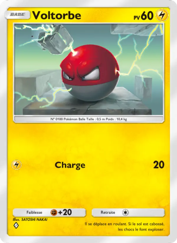 Carte Pokémon Voltorbe 099/226 de l'extension Puissance Génétique