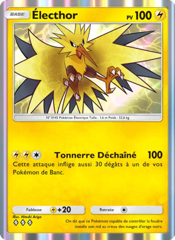 Carte Pokémon Électhor 103/226 de l'extension Puissance Génétique