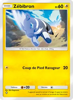 Carte Pokémon Zébibron 105 — Puissance Génétique