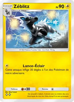 Carte Pokémon Zéblitz 106 — Puissance Génétique
