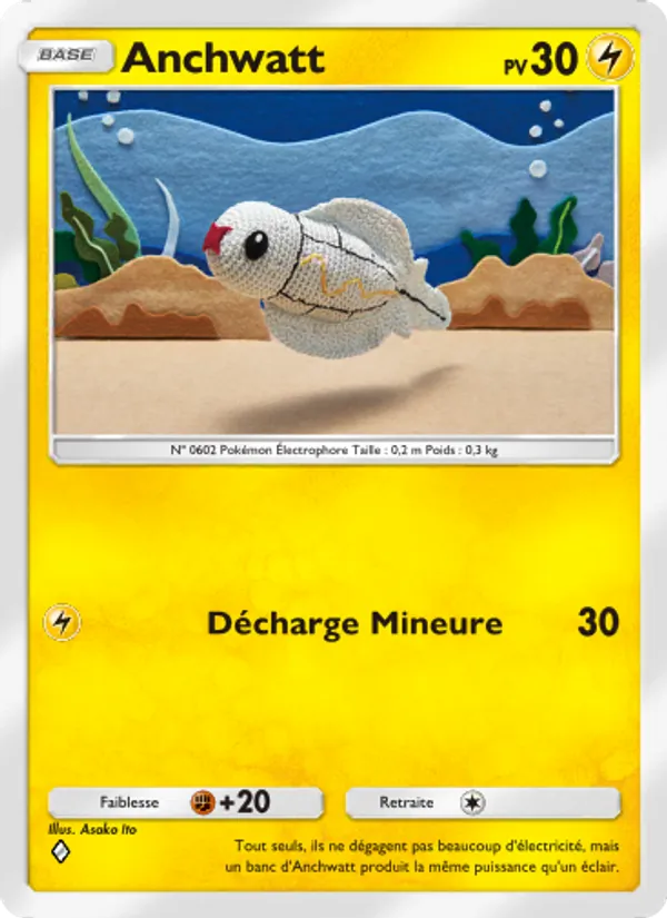 Carte Pokémon Anchwatt 107/226 de l'extension Puissance Génétique