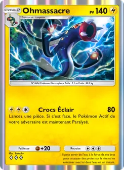 Carte Pokémon Ohmassacre 109 — Puissance Génétique