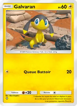 Carte Pokémon Galvaran 110 — Puissance Génétique