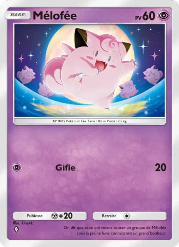 Carte Pokémon Mélofée 113/226 de l'extension Puissance Génétique